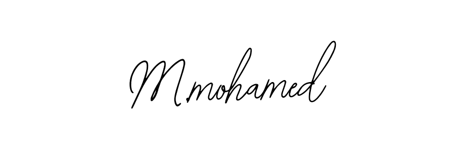 Create a beautiful signature design for name M.mohamed. With this signature (Bearetta-2O07w) fonts, you can make a handwritten signature for free. M.mohamed signature style 12 images and pictures png