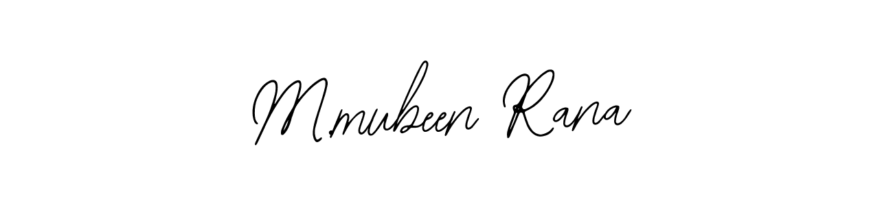 Design your own signature with our free online signature maker. With this signature software, you can create a handwritten (Bearetta-2O07w) signature for name M.mubeen Rana. M.mubeen Rana signature style 12 images and pictures png