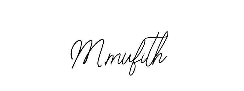 Make a beautiful signature design for name M.mufith. Use this online signature maker to create a handwritten signature for free. M.mufith signature style 12 images and pictures png