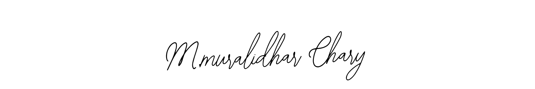 Make a beautiful signature design for name M.muralidhar Chary. Use this online signature maker to create a handwritten signature for free. M.muralidhar Chary signature style 12 images and pictures png