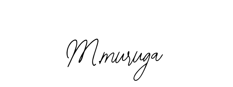 M.muruga stylish signature style. Best Handwritten Sign (Bearetta-2O07w) for my name. Handwritten Signature Collection Ideas for my name M.muruga. M.muruga signature style 12 images and pictures png