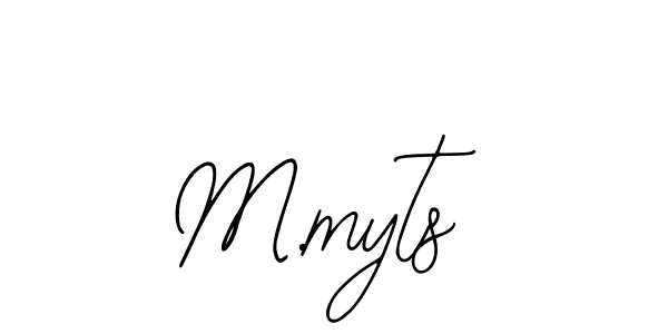 Bearetta-2O07w is a professional signature style that is perfect for those who want to add a touch of class to their signature. It is also a great choice for those who want to make their signature more unique. Get M.myts name to fancy signature for free. M.myts signature style 12 images and pictures png