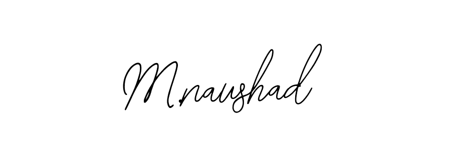 Also You can easily find your signature by using the search form. We will create M.naushad name handwritten signature images for you free of cost using Bearetta-2O07w sign style. M.naushad signature style 12 images and pictures png