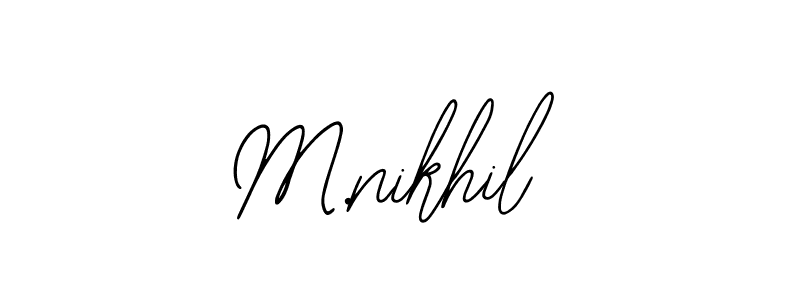 You can use this online signature creator to create a handwritten signature for the name M.nikhil. This is the best online autograph maker. M.nikhil signature style 12 images and pictures png