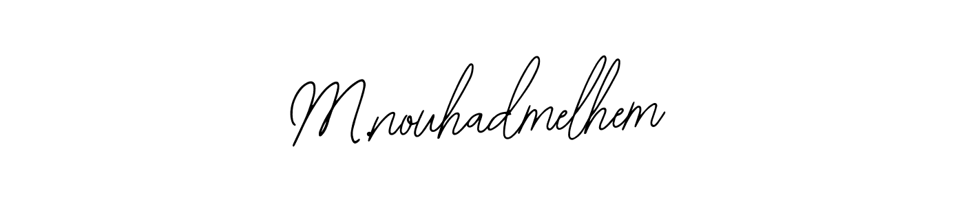 Make a beautiful signature design for name M.nouhadmelhem. Use this online signature maker to create a handwritten signature for free. M.nouhadmelhem signature style 12 images and pictures png