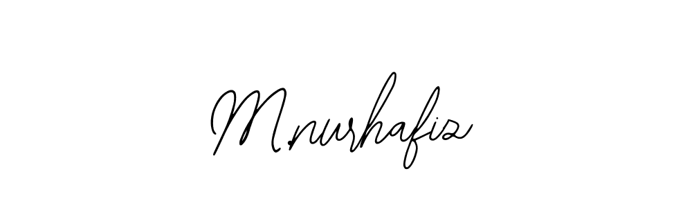 Make a beautiful signature design for name M.nurhafiz. With this signature (Bearetta-2O07w) style, you can create a handwritten signature for free. M.nurhafiz signature style 12 images and pictures png