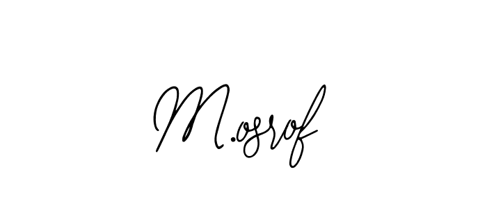 The best way (Bearetta-2O07w) to make a short signature is to pick only two or three words in your name. The name M.osrof include a total of six letters. For converting this name. M.osrof signature style 12 images and pictures png