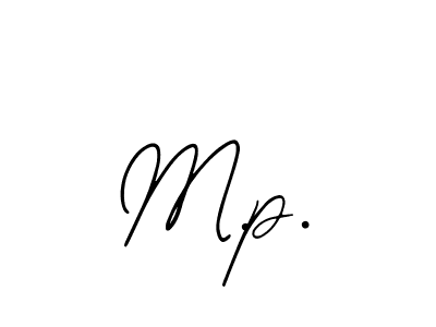 How to make M.p. signature? Bearetta-2O07w is a professional autograph style. Create handwritten signature for M.p. name. M.p. signature style 12 images and pictures png