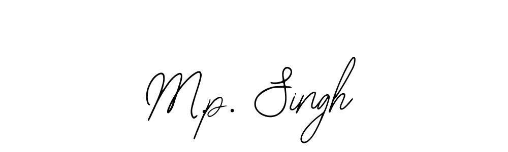 Use a signature maker to create a handwritten signature online. With this signature software, you can design (Bearetta-2O07w) your own signature for name M.p. Singh. M.p. Singh signature style 12 images and pictures png
