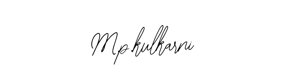 It looks lik you need a new signature style for name M.p.kulkarni. Design unique handwritten (Bearetta-2O07w) signature with our free signature maker in just a few clicks. M.p.kulkarni signature style 12 images and pictures png