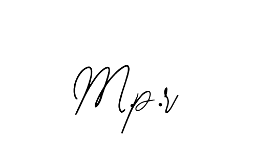 How to make M.p.r signature? Bearetta-2O07w is a professional autograph style. Create handwritten signature for M.p.r name. M.p.r signature style 12 images and pictures png