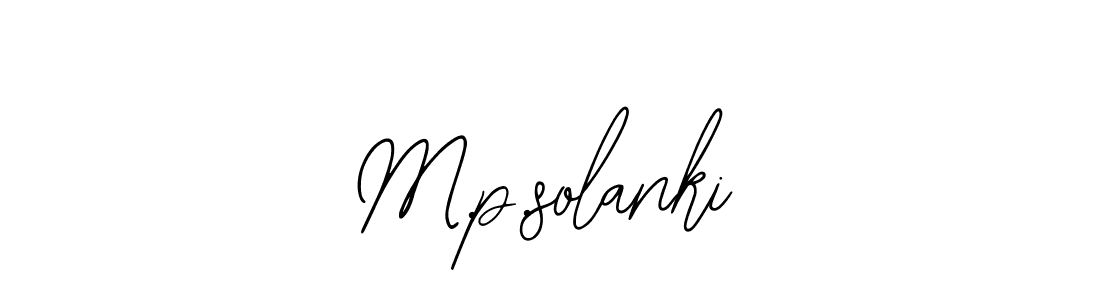 M.p.solanki stylish signature style. Best Handwritten Sign (Bearetta-2O07w) for my name. Handwritten Signature Collection Ideas for my name M.p.solanki. M.p.solanki signature style 12 images and pictures png