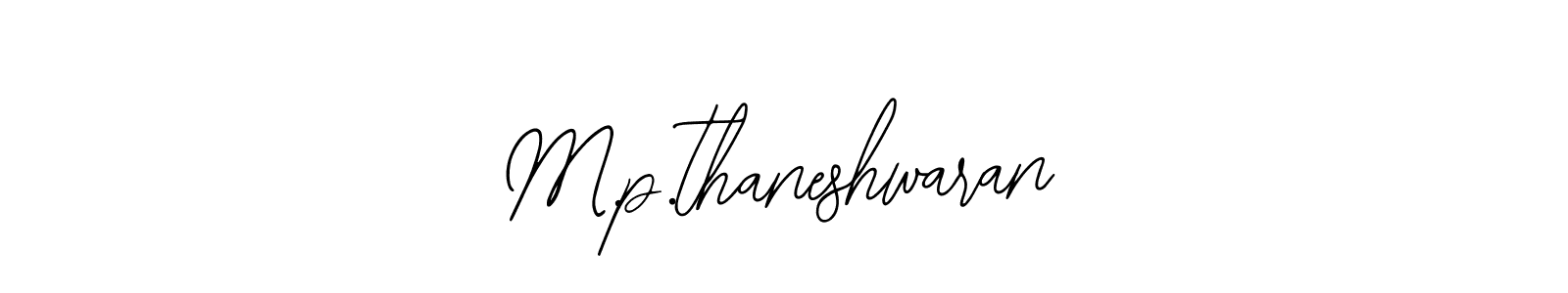 Create a beautiful signature design for name M.p.thaneshwaran. With this signature (Bearetta-2O07w) fonts, you can make a handwritten signature for free. M.p.thaneshwaran signature style 12 images and pictures png
