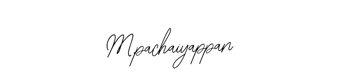 Use a signature maker to create a handwritten signature online. With this signature software, you can design (Bearetta-2O07w) your own signature for name M.pachaiyappan. M.pachaiyappan signature style 12 images and pictures png