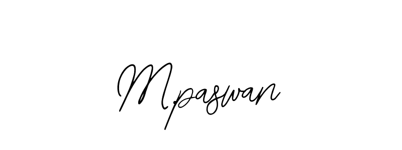 Make a beautiful signature design for name M.paswan. With this signature (Bearetta-2O07w) style, you can create a handwritten signature for free. M.paswan signature style 12 images and pictures png