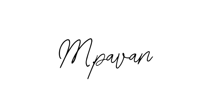 You should practise on your own different ways (Bearetta-2O07w) to write your name (M.pavan) in signature. don't let someone else do it for you. M.pavan signature style 12 images and pictures png