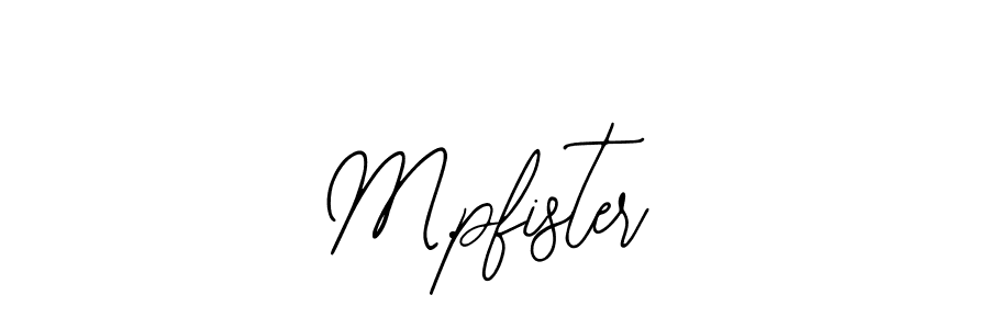 How to make M.pfister signature? Bearetta-2O07w is a professional autograph style. Create handwritten signature for M.pfister name. M.pfister signature style 12 images and pictures png