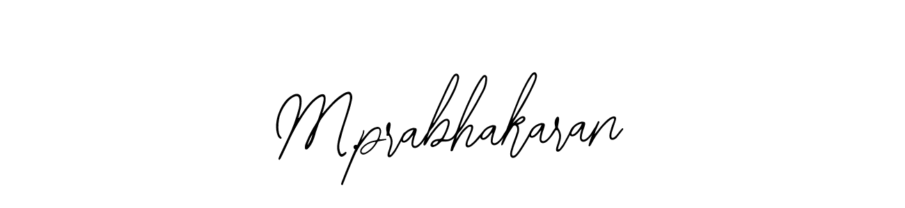 Make a beautiful signature design for name M.prabhakaran. With this signature (Bearetta-2O07w) style, you can create a handwritten signature for free. M.prabhakaran signature style 12 images and pictures png