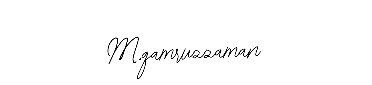 Create a beautiful signature design for name M.qamruzzaman. With this signature (Bearetta-2O07w) fonts, you can make a handwritten signature for free. M.qamruzzaman signature style 12 images and pictures png