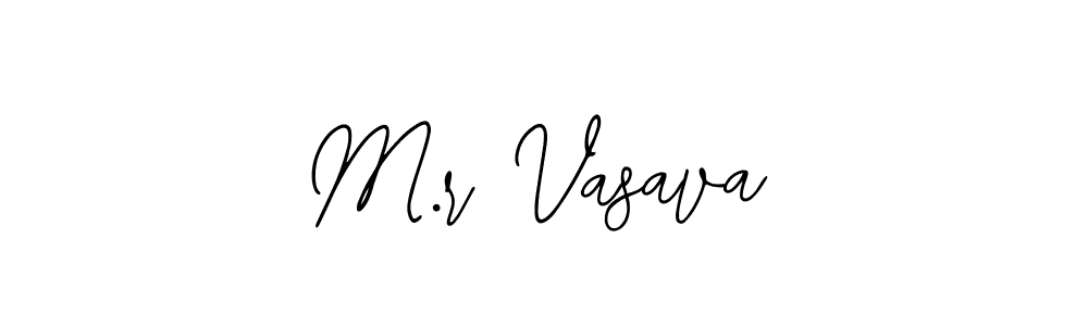 Create a beautiful signature design for name M.r Vasava. With this signature (Bearetta-2O07w) fonts, you can make a handwritten signature for free. M.r Vasava signature style 12 images and pictures png