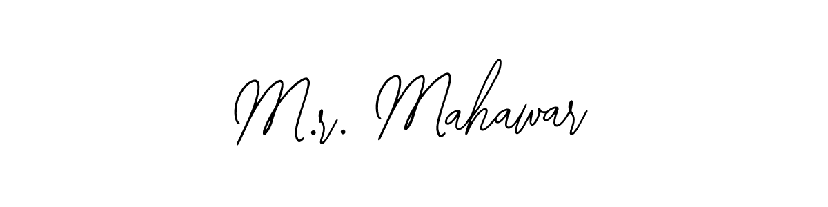 if you are searching for the best signature style for your name M.r. Mahawar. so please give up your signature search. here we have designed multiple signature styles  using Bearetta-2O07w. M.r. Mahawar signature style 12 images and pictures png