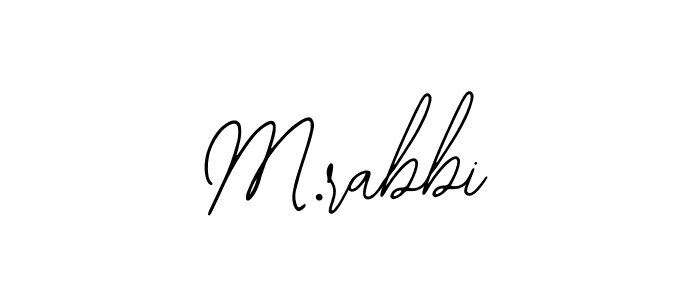 How to Draw M.rabbi signature style? Bearetta-2O07w is a latest design signature styles for name M.rabbi. M.rabbi signature style 12 images and pictures png