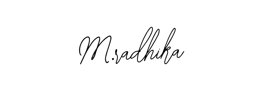 Make a short M.radhika signature style. Manage your documents anywhere anytime using Bearetta-2O07w. Create and add eSignatures, submit forms, share and send files easily. M.radhika signature style 12 images and pictures png