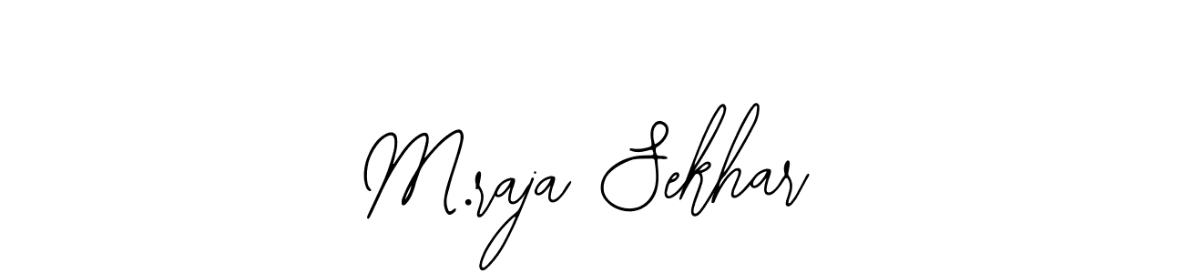 Also we have M.raja Sekhar name is the best signature style. Create professional handwritten signature collection using Bearetta-2O07w autograph style. M.raja Sekhar signature style 12 images and pictures png