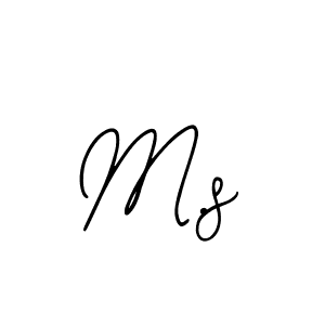 Similarly Bearetta-2O07w is the best handwritten signature design. Signature creator online .You can use it as an online autograph creator for name M.s. M.s signature style 12 images and pictures png