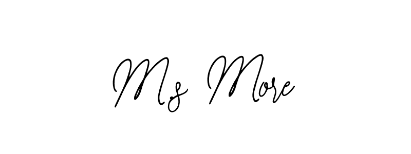 if you are searching for the best signature style for your name M.s More. so please give up your signature search. here we have designed multiple signature styles  using Bearetta-2O07w. M.s More signature style 12 images and pictures png