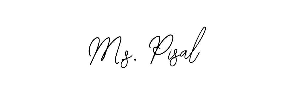 if you are searching for the best signature style for your name M.s. Pisal. so please give up your signature search. here we have designed multiple signature styles  using Bearetta-2O07w. M.s. Pisal signature style 12 images and pictures png