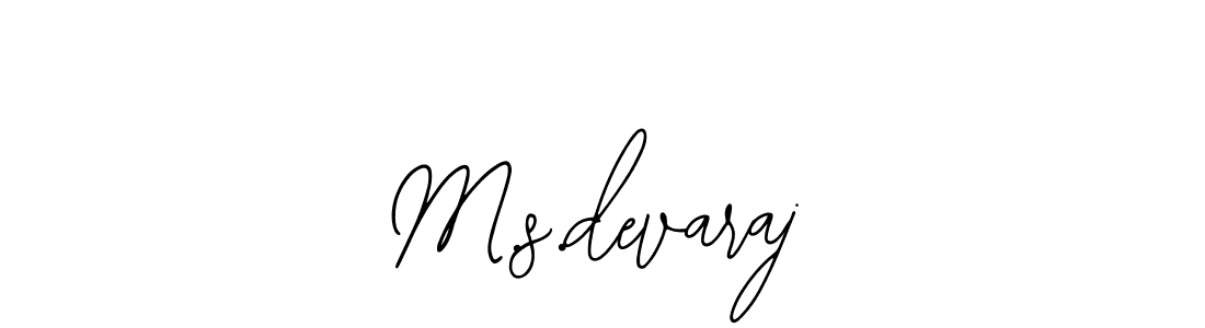 How to make M.s.devaraj signature? Bearetta-2O07w is a professional autograph style. Create handwritten signature for M.s.devaraj name. M.s.devaraj signature style 12 images and pictures png