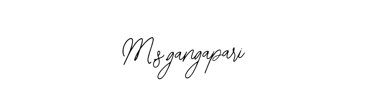 See photos of M.s.gangapari official signature by Spectra . Check more albums & portfolios. Read reviews & check more about Bearetta-2O07w font. M.s.gangapari signature style 12 images and pictures png