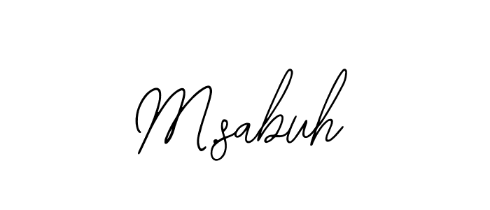 if you are searching for the best signature style for your name M.sabuh. so please give up your signature search. here we have designed multiple signature styles  using Bearetta-2O07w. M.sabuh signature style 12 images and pictures png