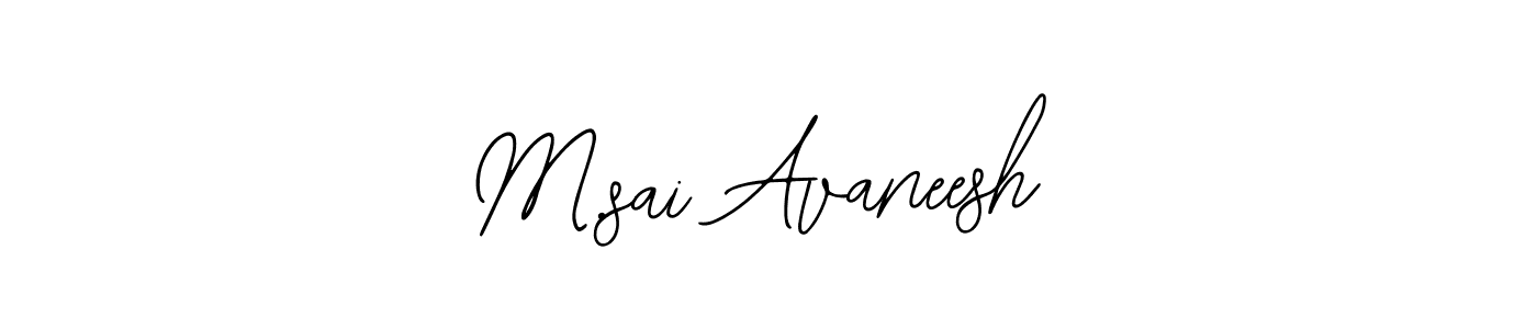 Also You can easily find your signature by using the search form. We will create M.sai Avaneesh name handwritten signature images for you free of cost using Bearetta-2O07w sign style. M.sai Avaneesh signature style 12 images and pictures png