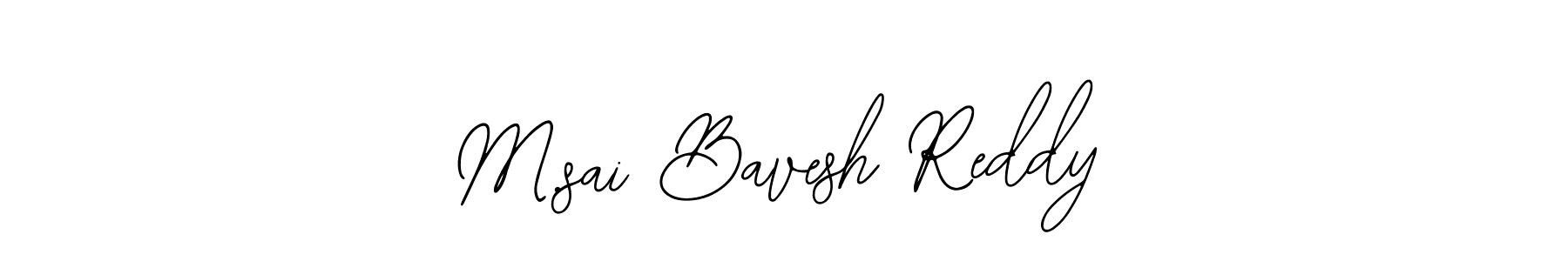 Make a beautiful signature design for name M.sai Bavesh Reddy. Use this online signature maker to create a handwritten signature for free. M.sai Bavesh Reddy signature style 12 images and pictures png