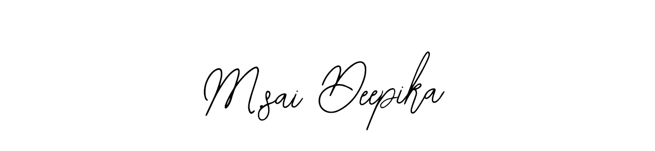 Create a beautiful signature design for name M.sai Deepika. With this signature (Bearetta-2O07w) fonts, you can make a handwritten signature for free. M.sai Deepika signature style 12 images and pictures png