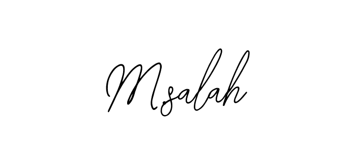 Bearetta-2O07w is a professional signature style that is perfect for those who want to add a touch of class to their signature. It is also a great choice for those who want to make their signature more unique. Get M.salah name to fancy signature for free. M.salah signature style 12 images and pictures png