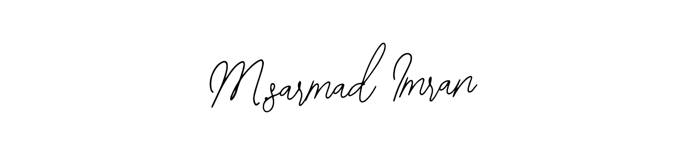 How to Draw M.sarmad Imran signature style? Bearetta-2O07w is a latest design signature styles for name M.sarmad Imran. M.sarmad Imran signature style 12 images and pictures png