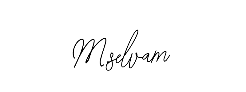 How to Draw M.selvam signature style? Bearetta-2O07w is a latest design signature styles for name M.selvam. M.selvam signature style 12 images and pictures png