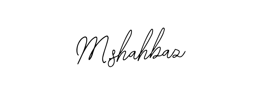 M.shahbaz stylish signature style. Best Handwritten Sign (Bearetta-2O07w) for my name. Handwritten Signature Collection Ideas for my name M.shahbaz. M.shahbaz signature style 12 images and pictures png