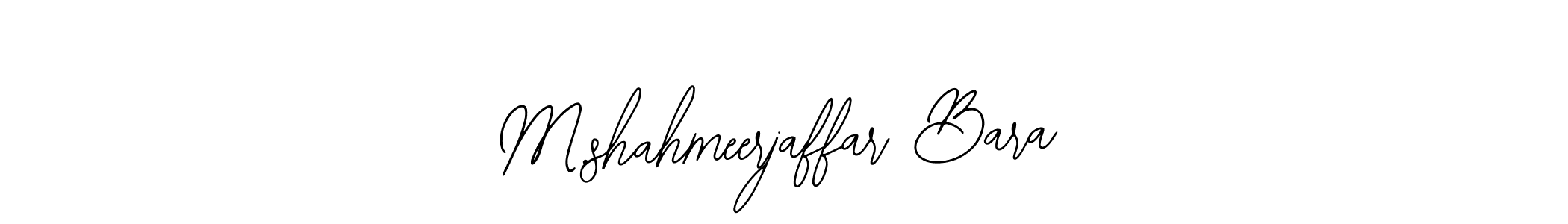 Use a signature maker to create a handwritten signature online. With this signature software, you can design (Bearetta-2O07w) your own signature for name M.shahmeerjaffar Bara. M.shahmeerjaffar Bara signature style 12 images and pictures png
