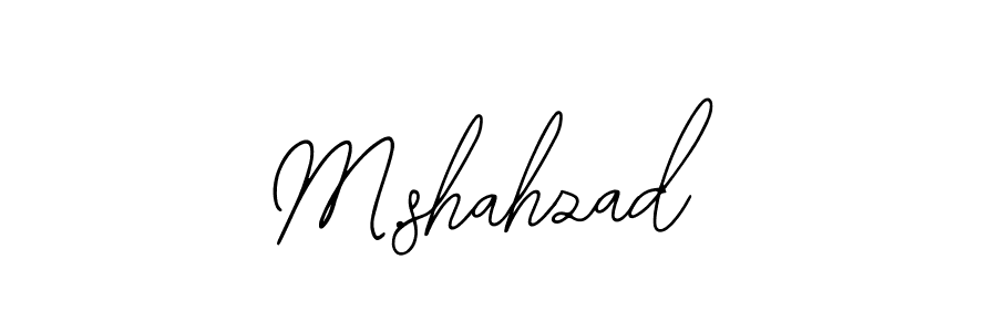 Also we have M.shahzad name is the best signature style. Create professional handwritten signature collection using Bearetta-2O07w autograph style. M.shahzad signature style 12 images and pictures png