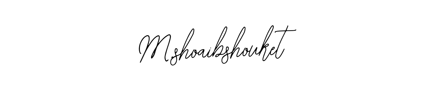 Also we have M.shoaibshouket name is the best signature style. Create professional handwritten signature collection using Bearetta-2O07w autograph style. M.shoaibshouket signature style 12 images and pictures png