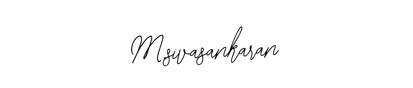 Best and Professional Signature Style for M.sivasankaran. Bearetta-2O07w Best Signature Style Collection. M.sivasankaran signature style 12 images and pictures png