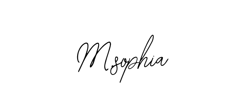 Similarly Bearetta-2O07w is the best handwritten signature design. Signature creator online .You can use it as an online autograph creator for name M.sophia. M.sophia signature style 12 images and pictures png