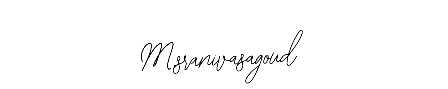 It looks lik you need a new signature style for name M.sranivasagoud. Design unique handwritten (Bearetta-2O07w) signature with our free signature maker in just a few clicks. M.sranivasagoud signature style 12 images and pictures png