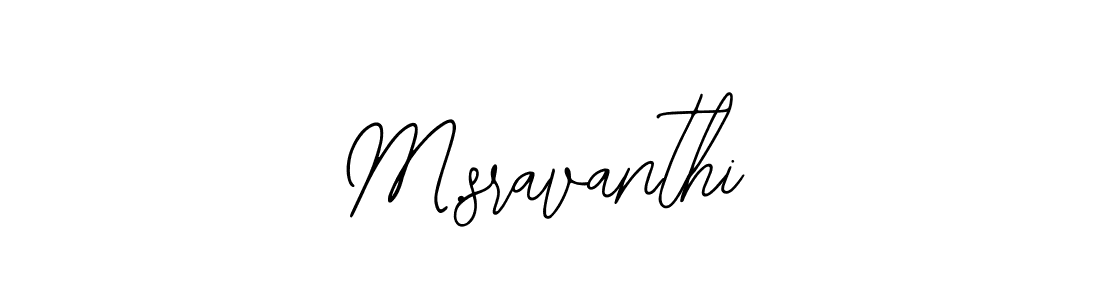 Use a signature maker to create a handwritten signature online. With this signature software, you can design (Bearetta-2O07w) your own signature for name M.sravanthi. M.sravanthi signature style 12 images and pictures png