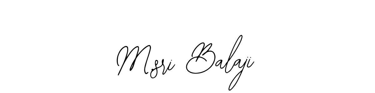 How to make M.sri Balaji signature? Bearetta-2O07w is a professional autograph style. Create handwritten signature for M.sri Balaji name. M.sri Balaji signature style 12 images and pictures png