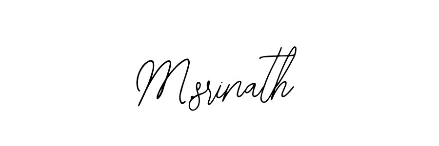 Make a beautiful signature design for name M.srinath. Use this online signature maker to create a handwritten signature for free. M.srinath signature style 12 images and pictures png